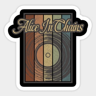 Alice In Chains Vynil Silhouette Sticker